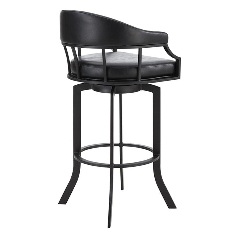 Armen Living Edy Pub Height Stool LCEDBABLVB30 IMAGE 3