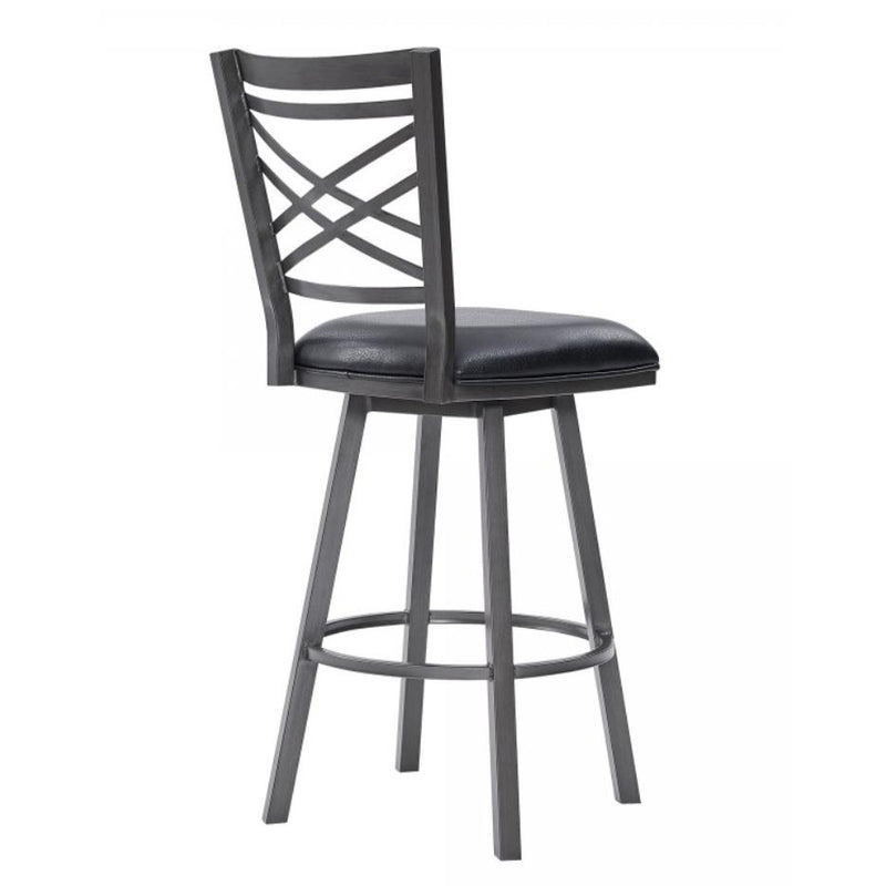 Armen Living Fargo Pub Height Stool LCFA30BAMFBL IMAGE 3