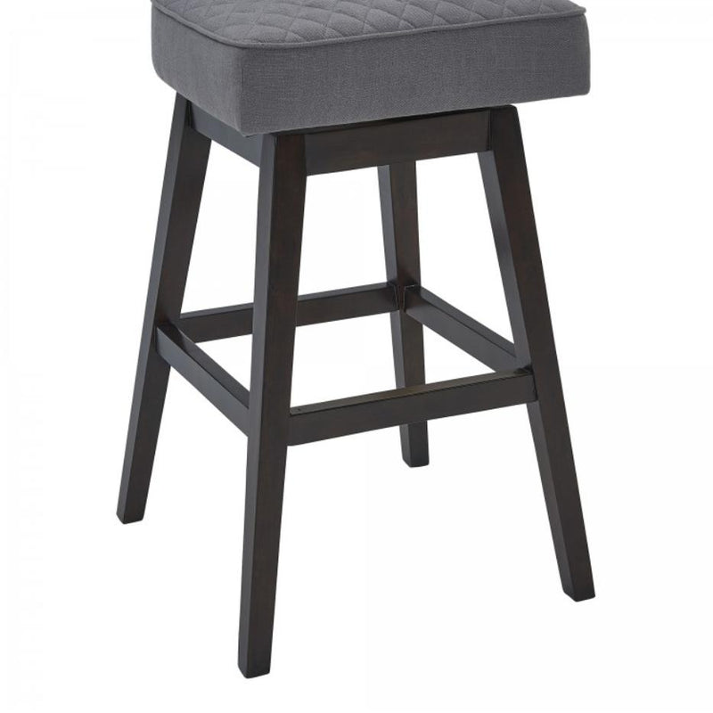 Armen Living Gia Counter Height Stool LCGIBAESGR26 IMAGE 6