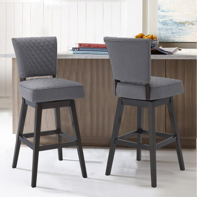 Armen Living Gia Pub Height Stool LCGIBAESGR30 IMAGE 8