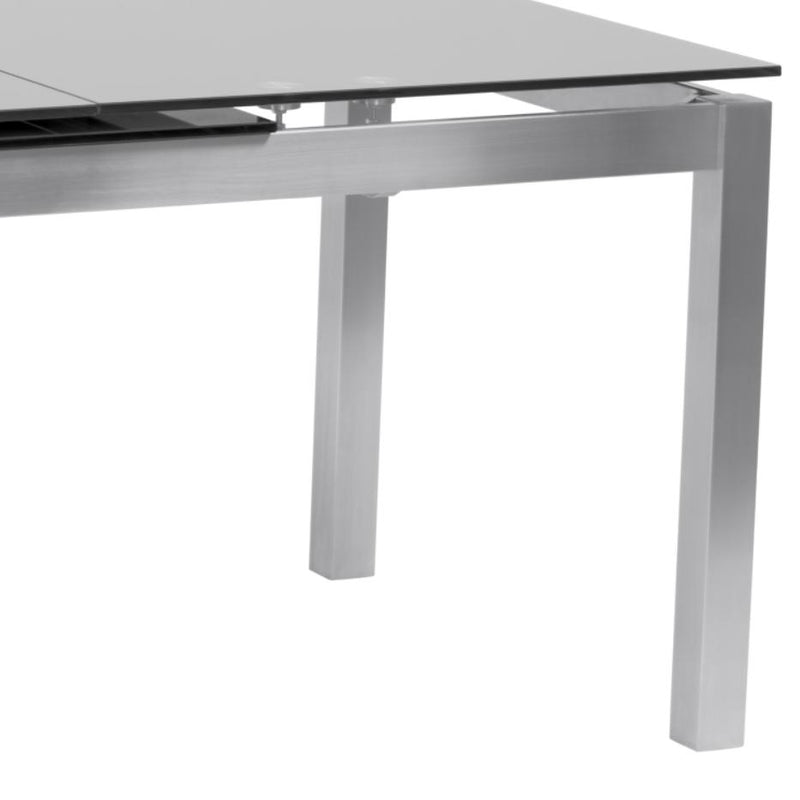 Armen Living Ivan Dining Table with Glass Top LCIVDIGG IMAGE 4