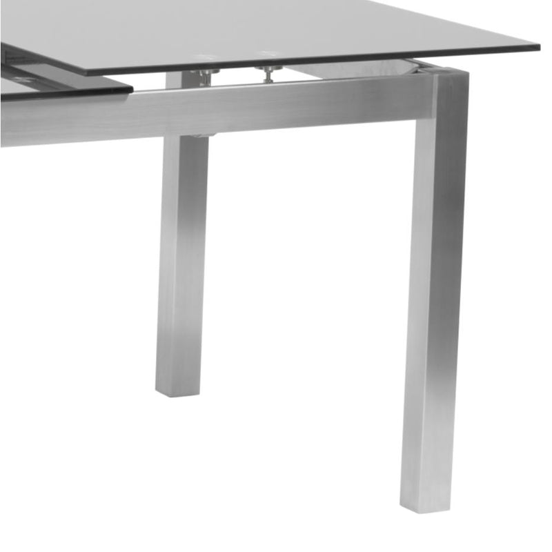 Armen Living Ivan Dining Table with Glass Top LCIVDIGG IMAGE 6