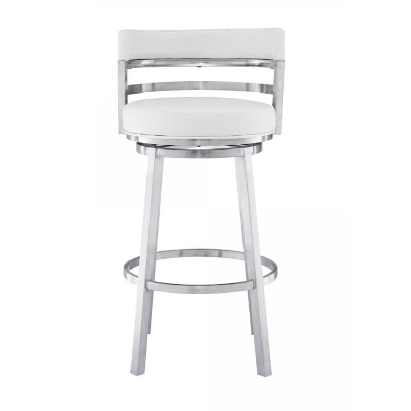 Armen Living Madrid Counter Height Stool LCMABABSWH26 IMAGE 2