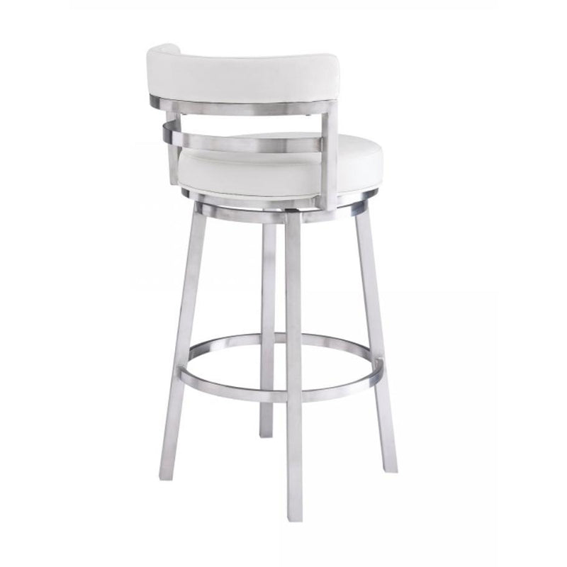 Armen Living Madrid Counter Height Stool LCMABABSWH26 IMAGE 3