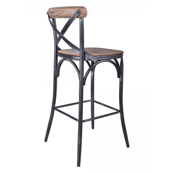 Armen Living Sloan Pub Height Stool LCSLSTSBPI30 IMAGE 1