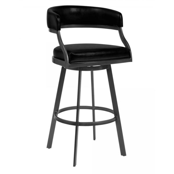 Armen Living Saturn Pub Height Stool LCSNBAMFVB30 IMAGE 1