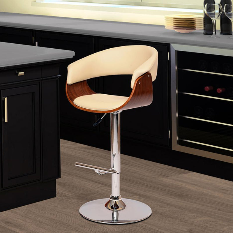 Armen Living Paris Pub Height Stool LCPASWBACRWA IMAGE 4