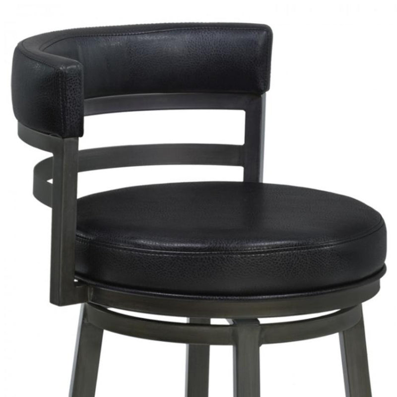 Armen Living Madrid Pub Height Stool LCMABAMFBL30 IMAGE 4