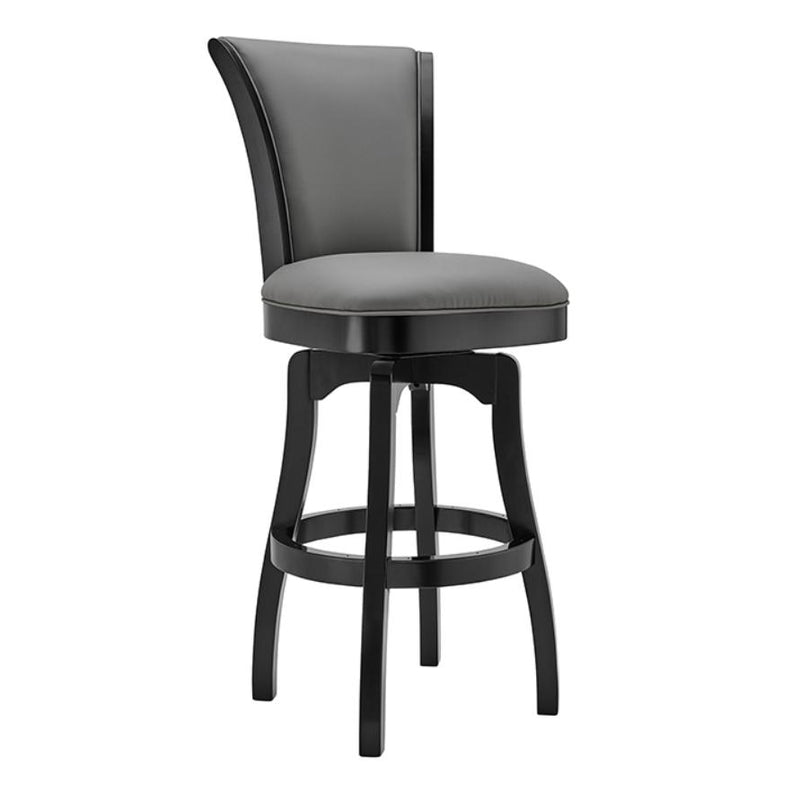 Armen Living Raleigh Pub Height Stool LCRABASIBLGR30 IMAGE 1