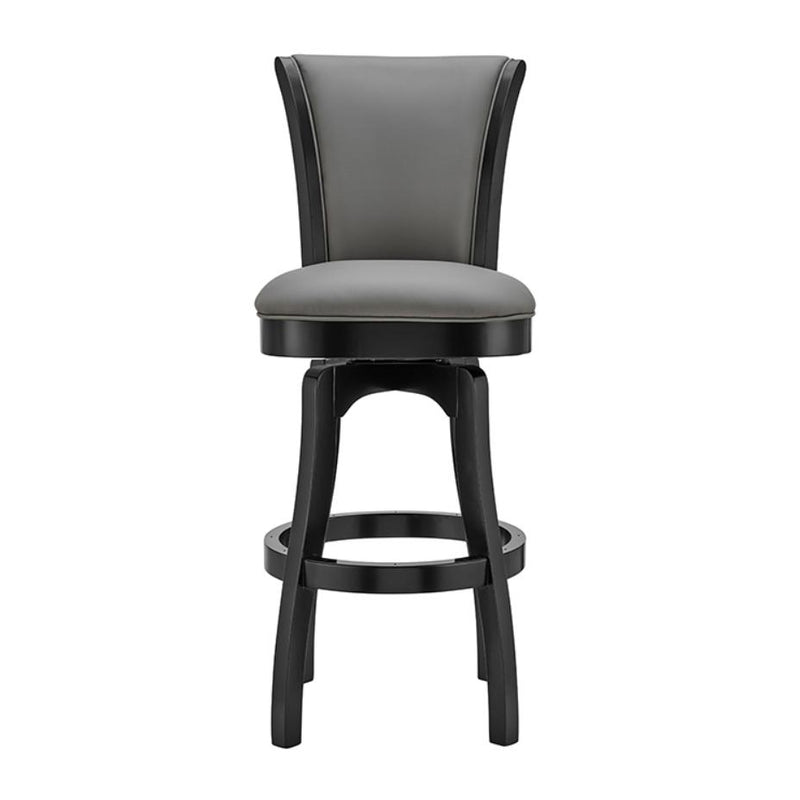 Armen Living Raleigh Pub Height Stool LCRABASIBLGR30 IMAGE 2