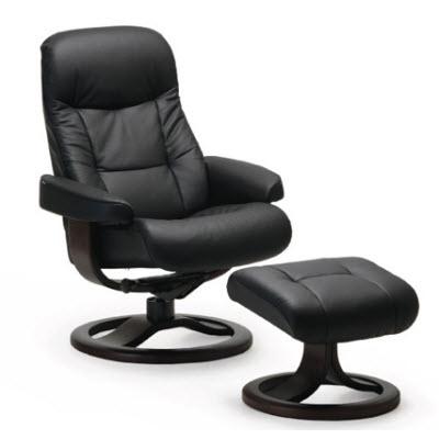 Fjords of Norway Muldal Swivel Leather Recliner Muldal R Base IMAGE 1