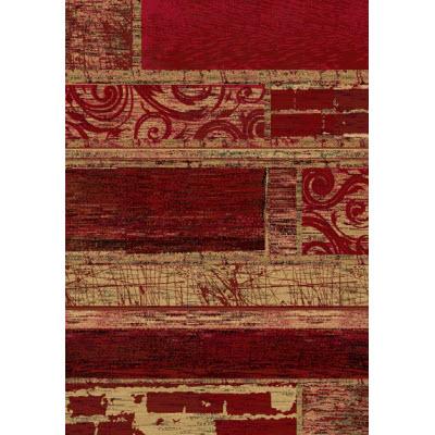 Persian Weavers Rugs Rectangle B636 6x9 Reflection Burgundy IMAGE 1