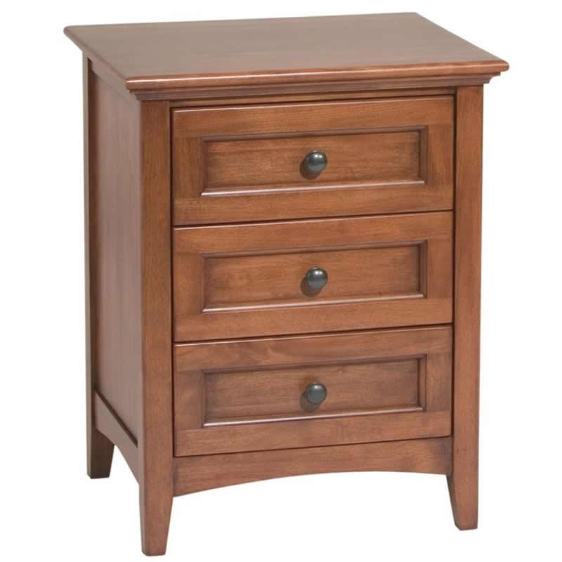 Whittier Wood McKenzie 1-Drawer Nightstand 1101AFGAC IMAGE 1