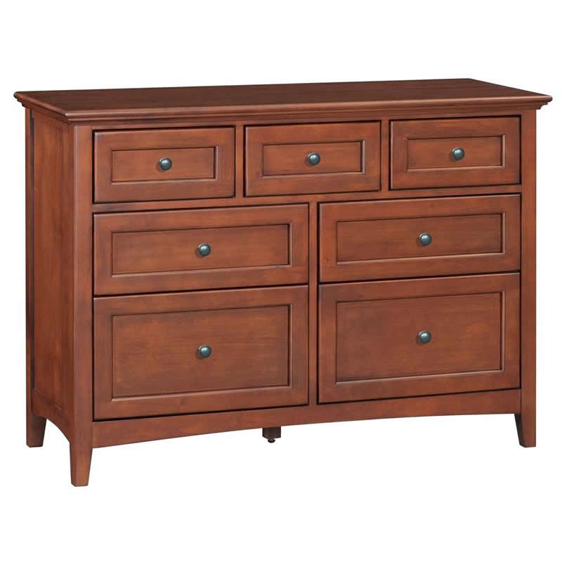 Whittier Wood McKenzie 7-Drawer Dresser 1130AFGAC IMAGE 1