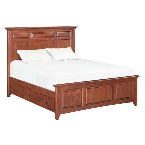 Whittier Wood McKenzie Queen Bed with Storage 2322AFGAC IMAGE 1