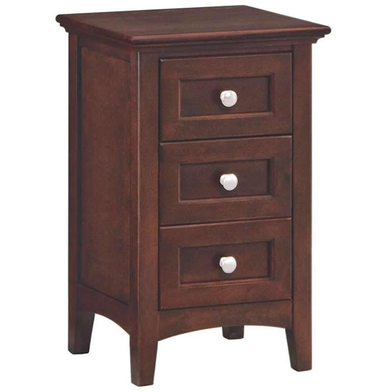 Whittier Wood McKenzie 1-Drawer Nightstand 1100AFCAF IMAGE 1