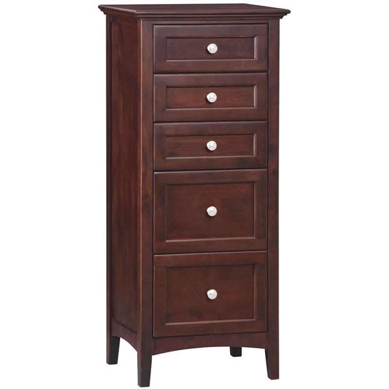 Whittier Wood McKenzie 5-Drawer Chest 1121AFCAF IMAGE 1