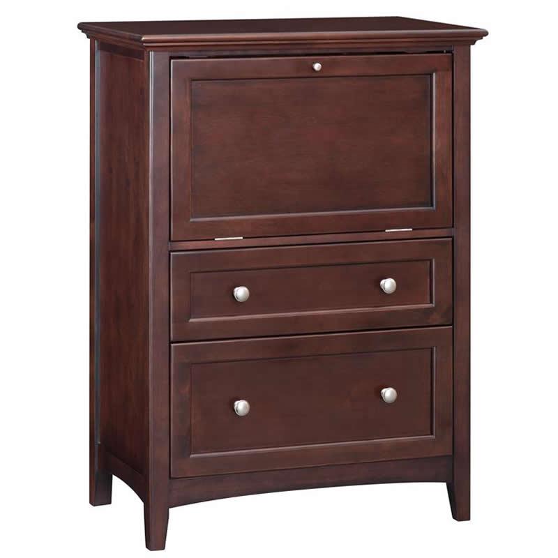 Whittier Wood McKenzie 2-Drawer Media Chest 1123AFCAF IMAGE 1