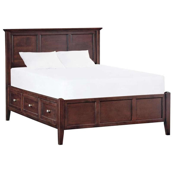 Whittier Wood McKenzie Queen Bed with Storage 1316AFCAF IMAGE 1