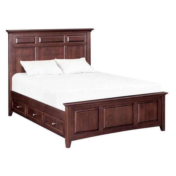 Whittier Wood McKenzie Queen Bed with Storage 2322AFCAF IMAGE 1