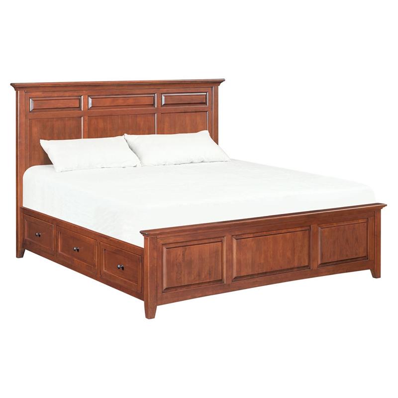 Whittier Wood McKenzie California King Bed with Storage 2333AFGAC IMAGE 1