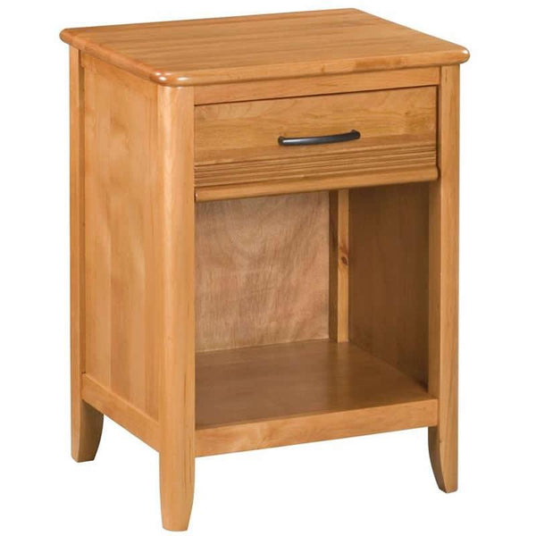 Whittier Wood McKenzie 1-Drawer Nightstand 1103AFGSP IMAGE 1