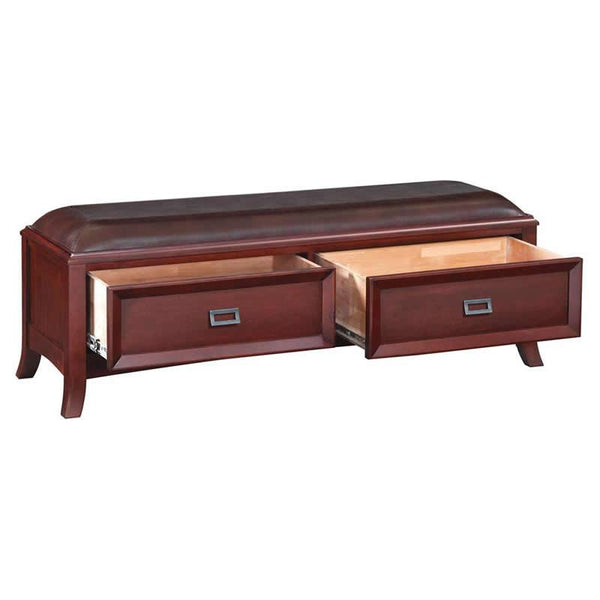 Whittier Wood Cascade Storage Bench 1149GBCH IMAGE 1