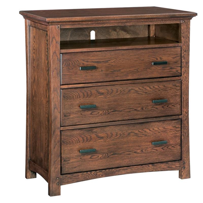 Whittier Wood Prairie City 3-Drawer Chest 1218AFDAO IMAGE 1