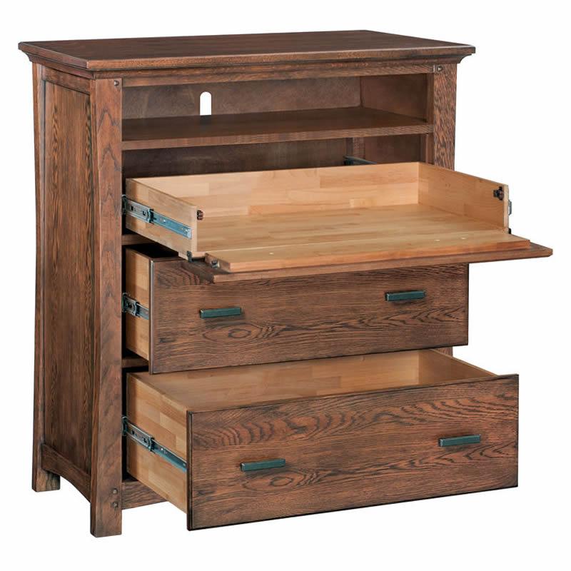 Whittier Wood Prairie City 3-Drawer Chest 1218AFDAO IMAGE 2