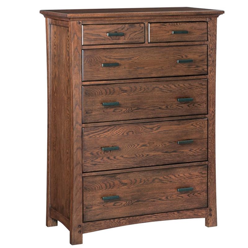 Whittier Wood Prairie City 6-Drawer Chest 1230AFDAO IMAGE 1