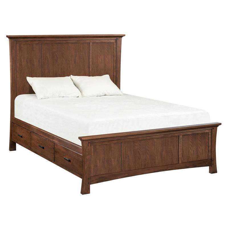 Whittier Wood Prairie City Queen Bed with Storage 1254AFDAO IMAGE 1