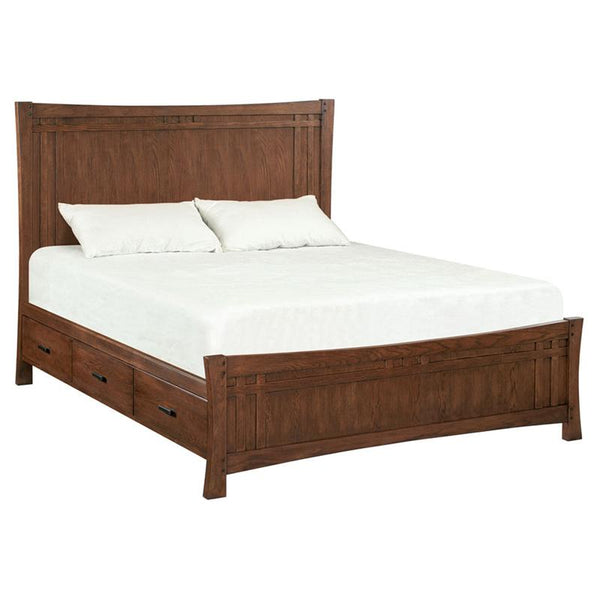 Whittier Wood Prairie City California King Panel Bed with Storage 1262AFDAO IMAGE 1