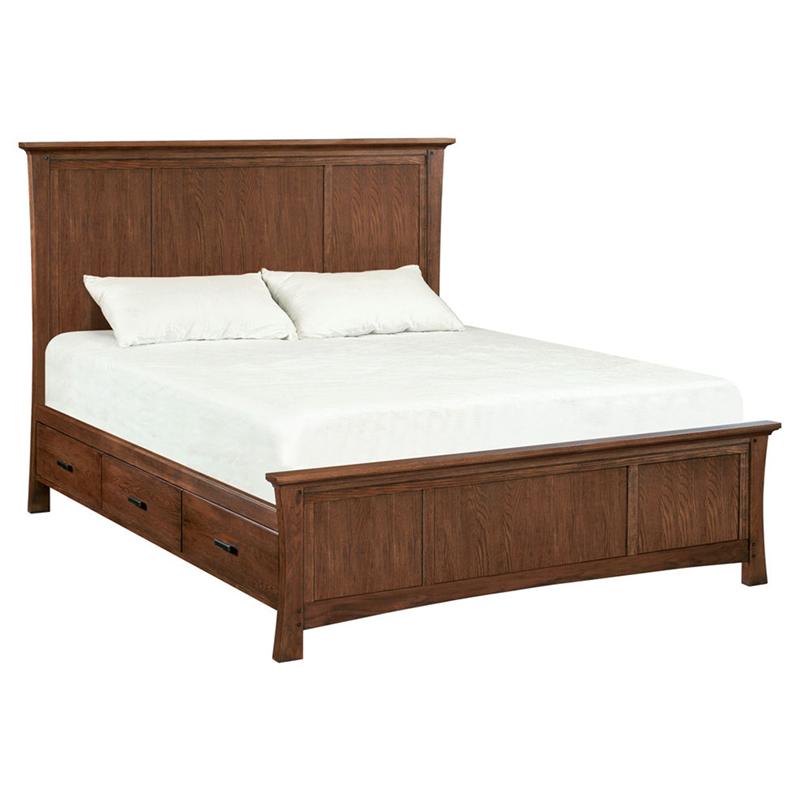 Whittier Wood Prairie City California King Bed with Storage 1263AFDAO IMAGE 1