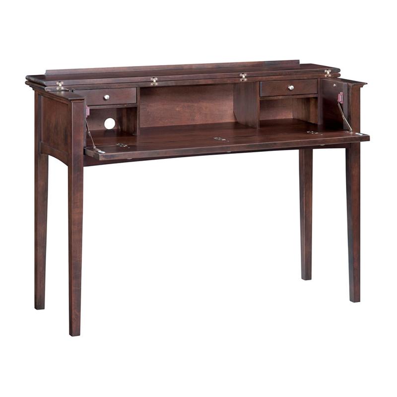 Whittier Wood McKenzie Console Table 3506CAF IMAGE 2