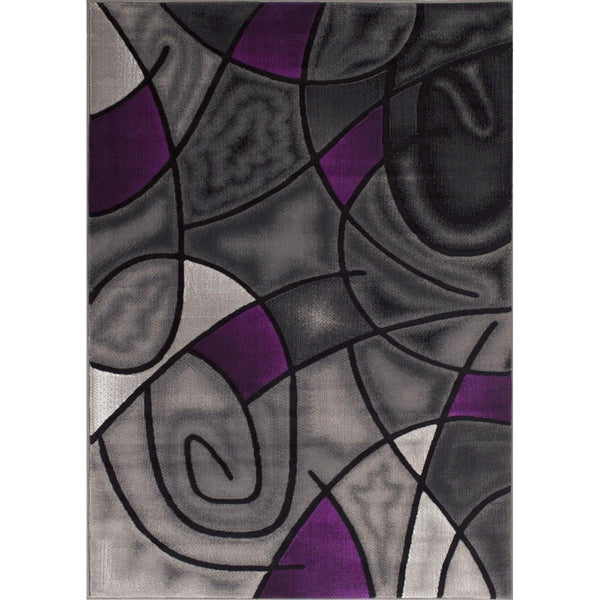 Persian Weavers Rugs Rectangle Trendz TZ-860 6'x 9' Rug - Purple IMAGE 1