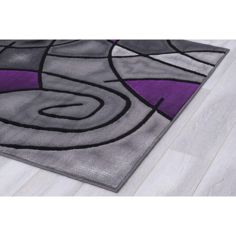 Persian Weavers Rugs Rectangle Trendz TZ-860 6'x 9' Rug - Purple IMAGE 4