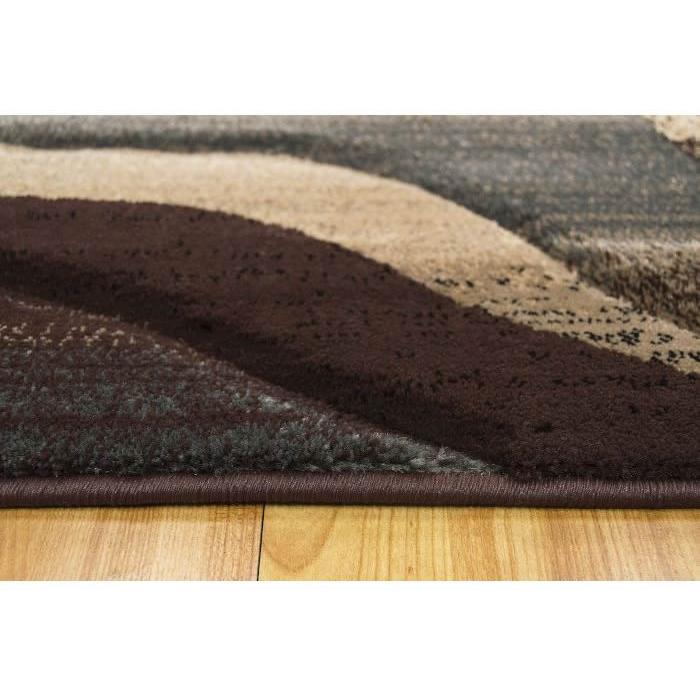 Persian Weavers Rugs Rectangle Reflection-581 (Chocolate) 6'x9' IMAGE 2