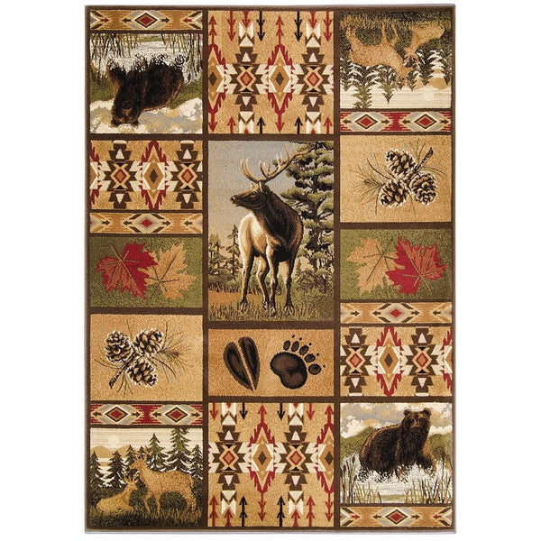 Persian Weavers Rugs Rectangle Wilderness-760 6'x9' IMAGE 1