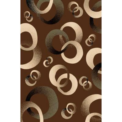 Persian Weavers Rugs Rectangle Sculpture S-240 (Chocolate) 6'x9' IMAGE 1