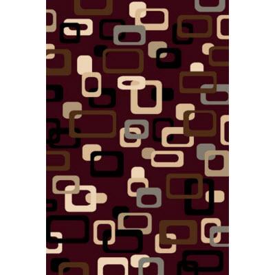 Persian Weavers Rugs Rectangle Sculpture S-249 (Burgundy) 6'x9' IMAGE 1