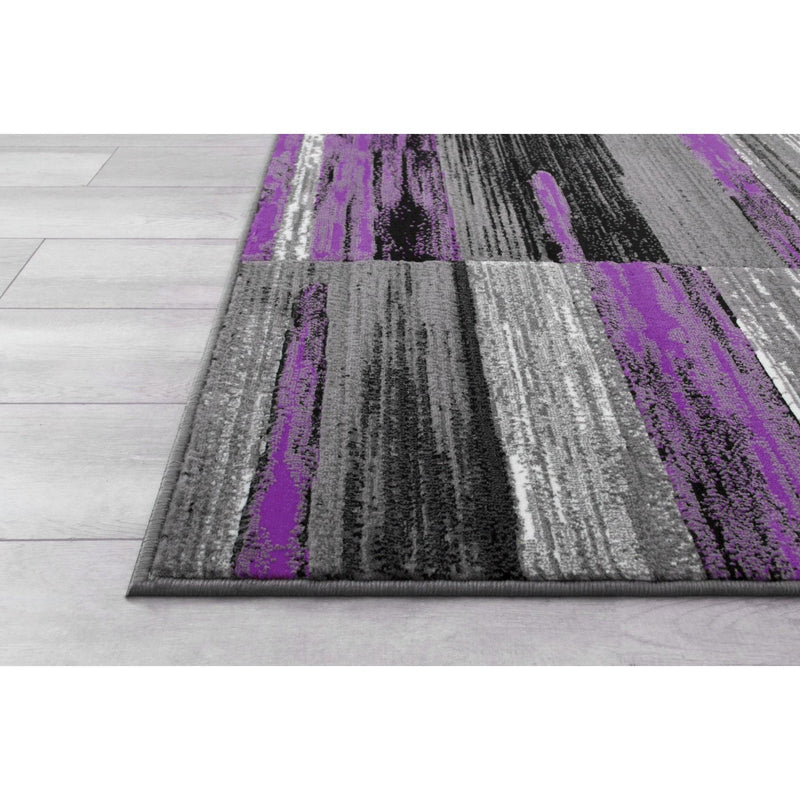 Persian Weavers Rugs Rectangle Trendz TZ-868 6'x9' Rug - Purple IMAGE 2