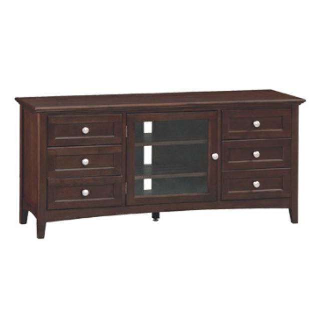 Whittier Wood McKenzie TV Stand 2069CAF IMAGE 1