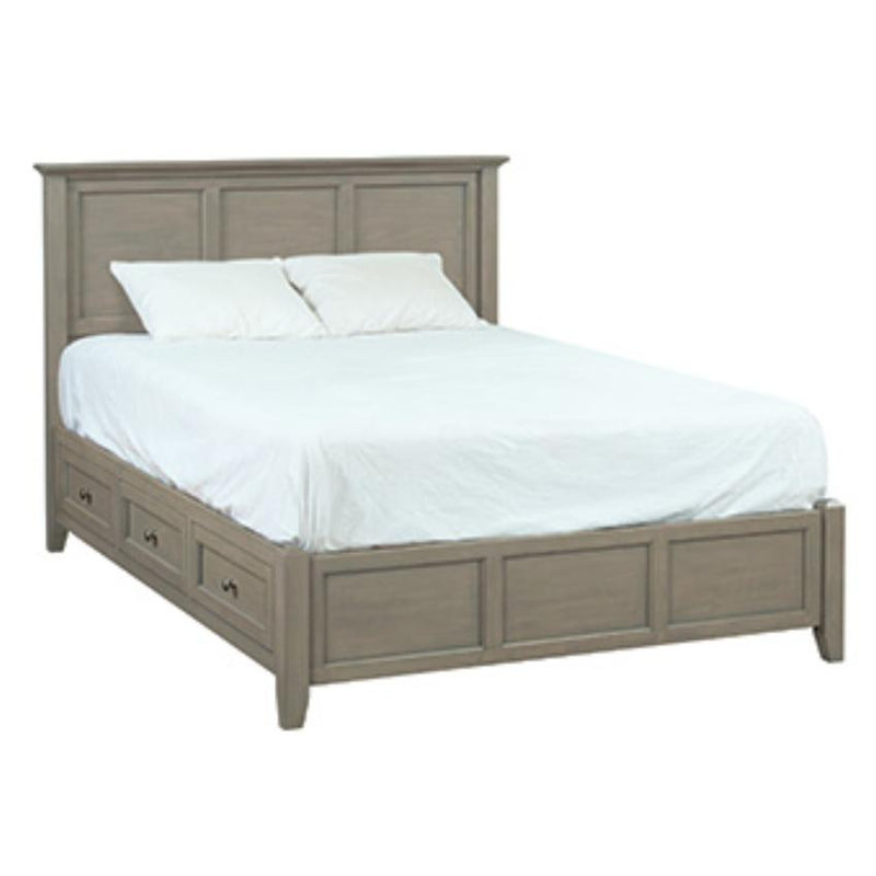 Whittier Wood McKenzie Queen Platform Bed with Storage 2376FST IMAGE 1