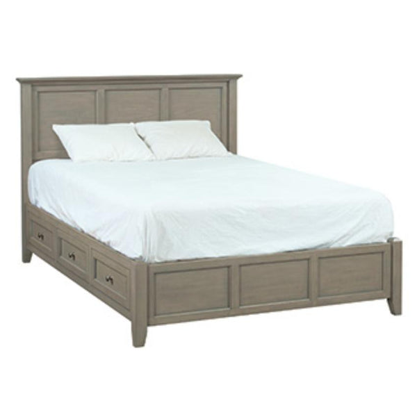 Whittier Wood McKenzie King Platform Bed with Storage 2386FST IMAGE 1