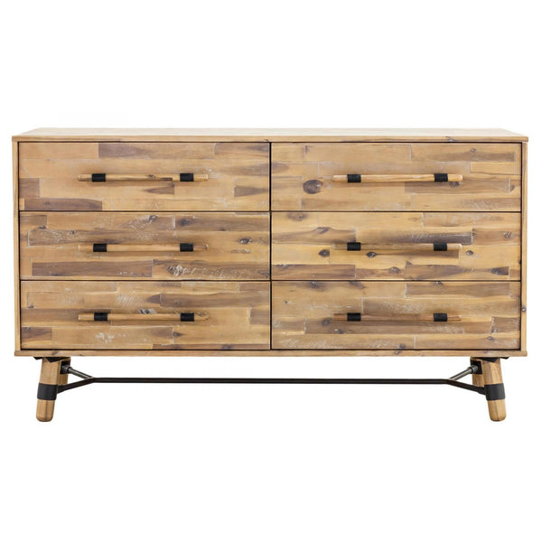 Moe's Home Collection Hudson 6-Drawer Dresser VX-1027-01 IMAGE 1