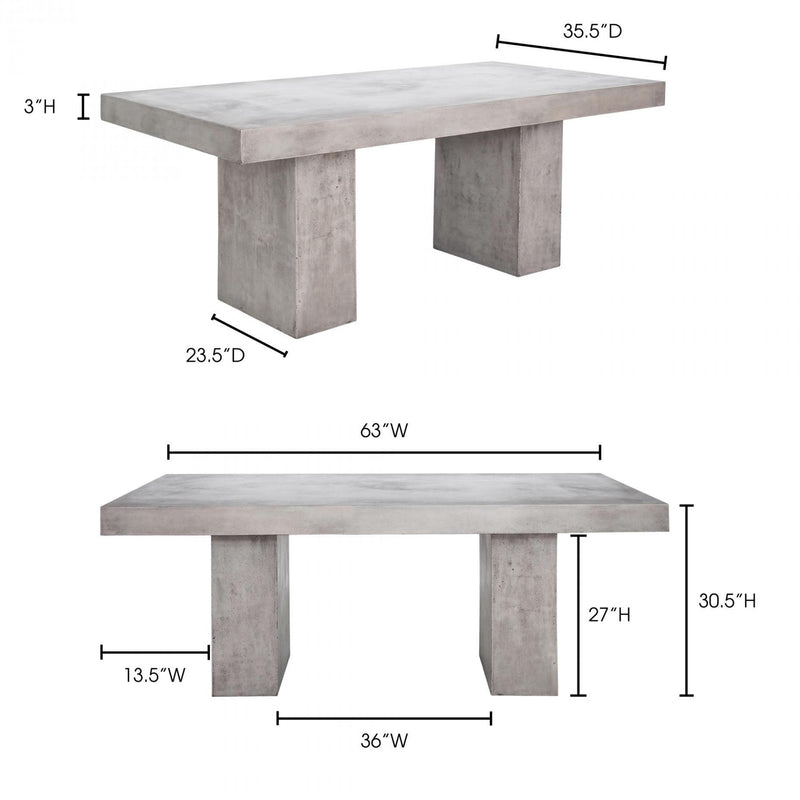 Moe's Home Collection Outdoor Tables Dining Tables BQ-1021-25 IMAGE 6