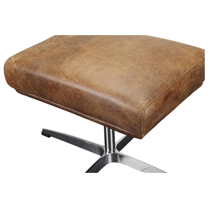 Moe's Home Collection Faris Leather Ottoman PK-1092-14 IMAGE 5