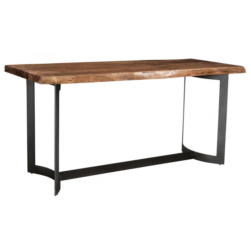 Moe's Home Collection Bent Counter Height Dining Table with Wood Top and Trestle Base VE-1039-03 IMAGE 2