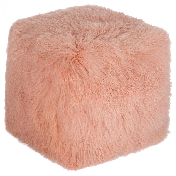 Moe's Home Collection Lamb Fur Ottoman XU-1009-33 IMAGE 1