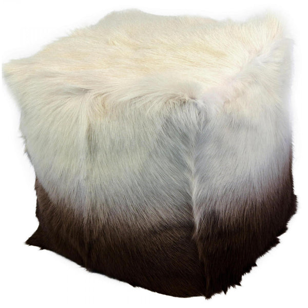 Moe's Home Collection Goat Fur Ottoman XU-1010-14 IMAGE 1